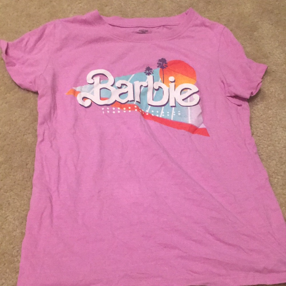 Bubblegum pink Barbie tee